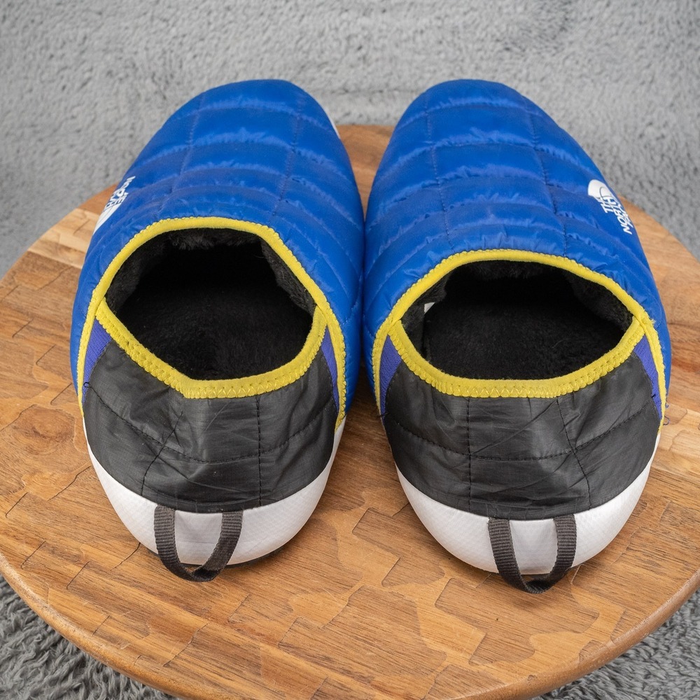 The North Face Men's ThermoBall Traction Mule V Slippers Blue & Black Size 13 US - Picture 4 of 7